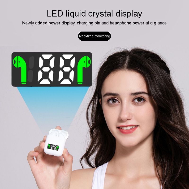 i99 Tws Mini Pop-up Wireless Bass Stereo Bluetooth Earphones Tap Control Earbuds with Charging Box for xiaomi PK i30 i80 i200