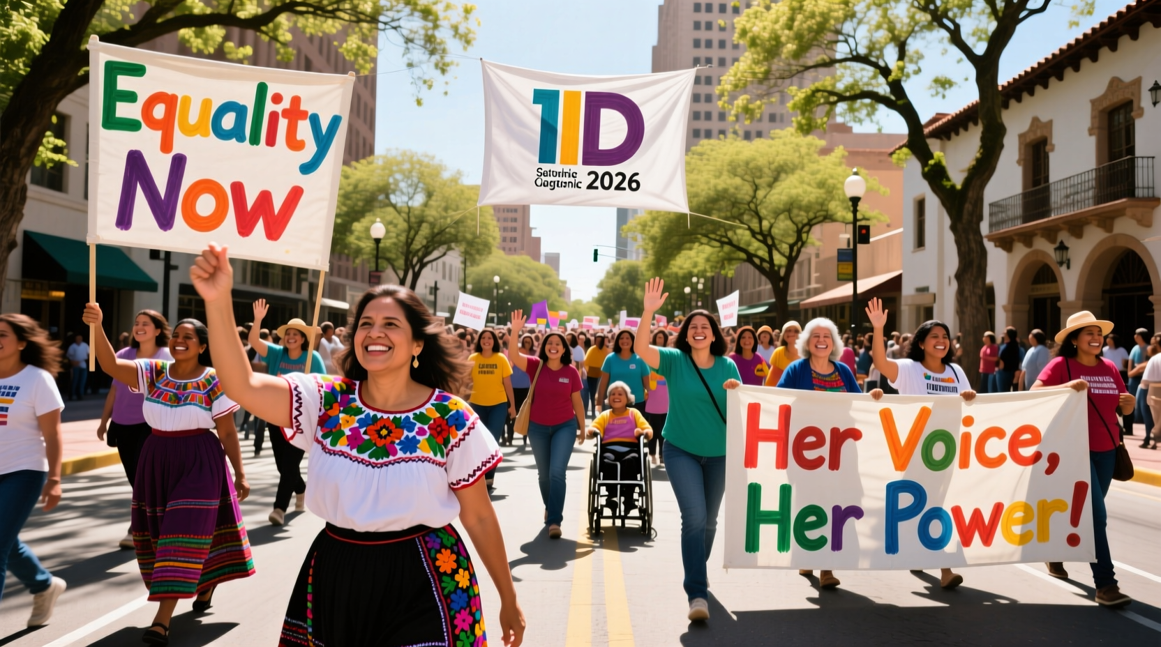 international womens day march san antonio