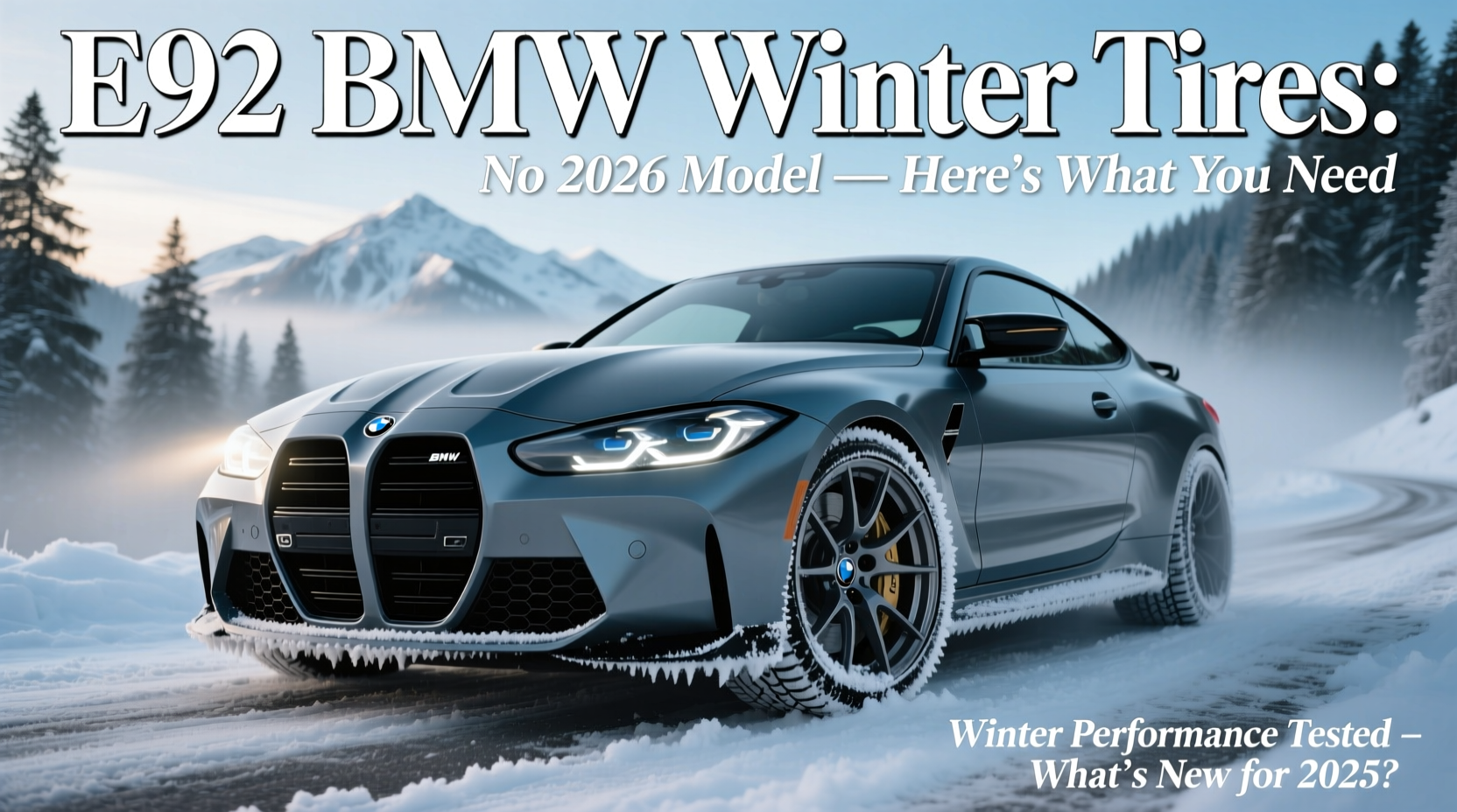 e92 bmw winter tires 2026