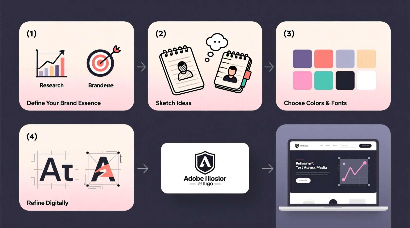 how to design your own logo step by step tips for a unique and professional brand identity