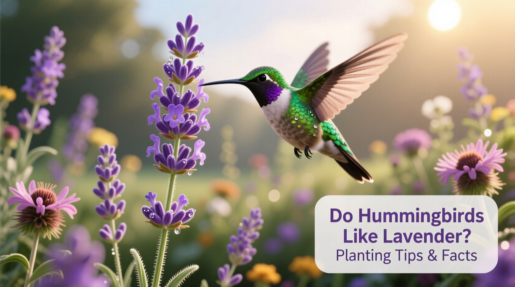 do hummingbirds like lavender