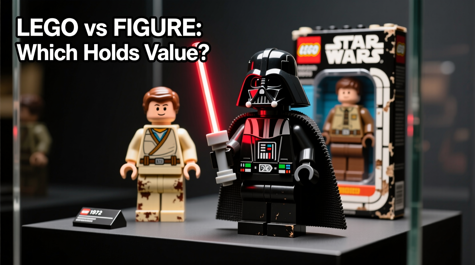 darth vader lego vs action figure which collectible will actually hold its value