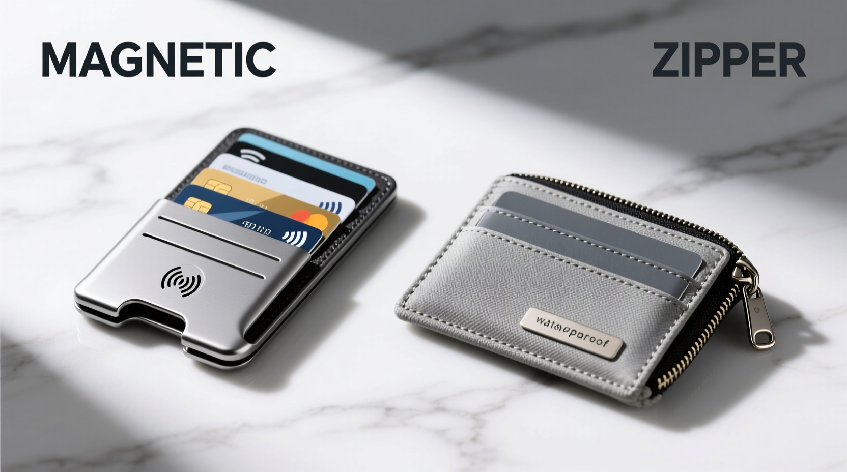 magnetic vs zipper card holder which wallet keeps your cards actually safe
