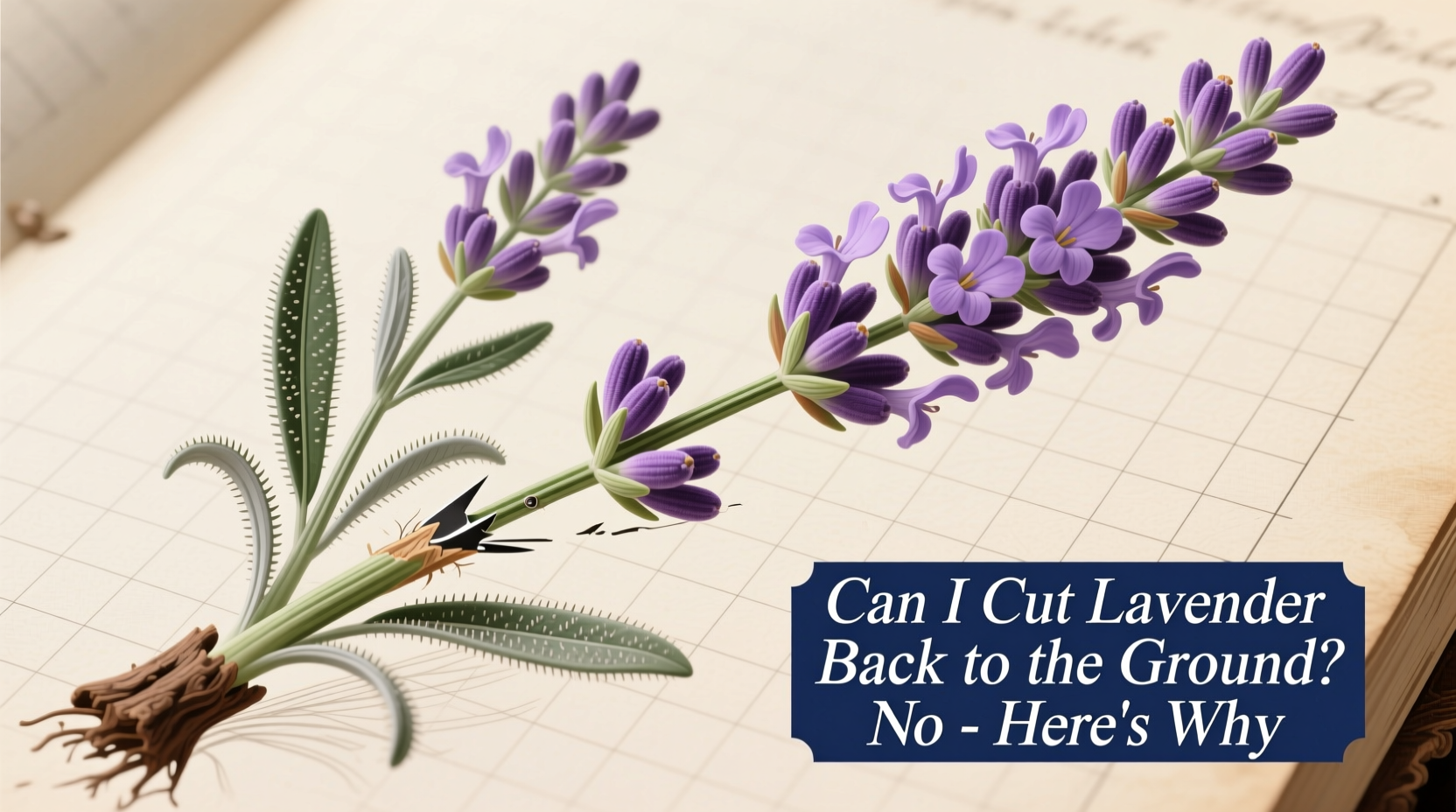 can i cut lavender back to the ground