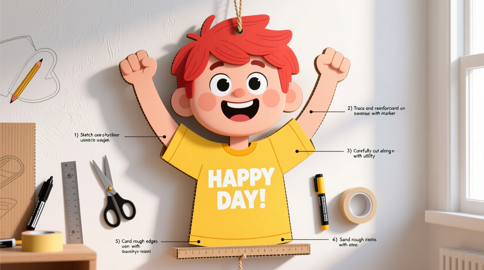 creative tips and step by step guide to making a life size cut out at home