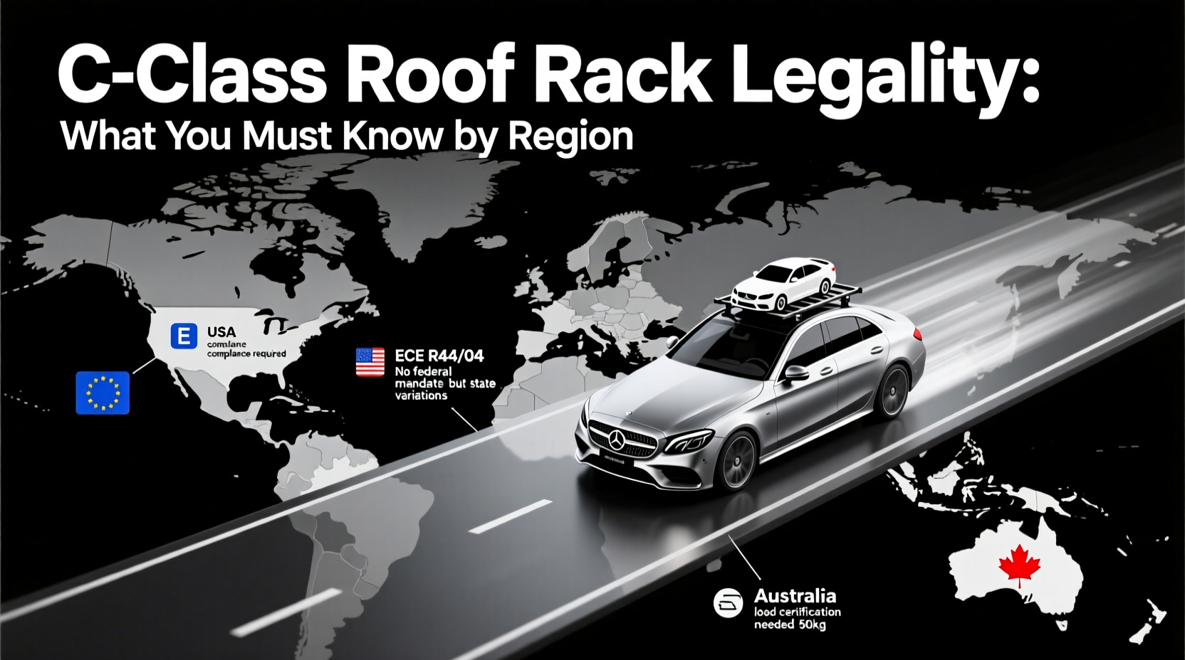 c class roof rack legality