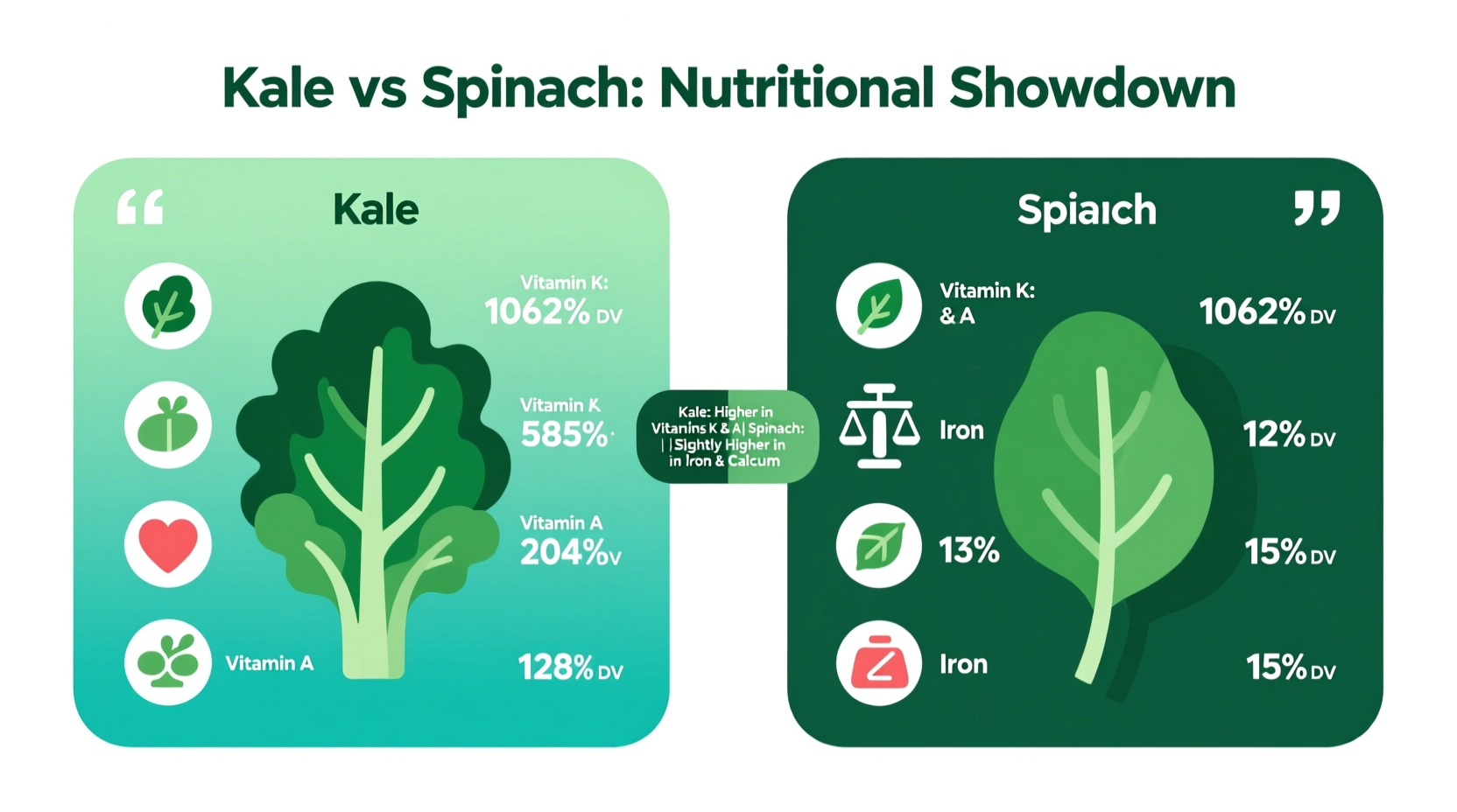 Kale vs Spinach: Which Is Healthier? Nutritional Facts