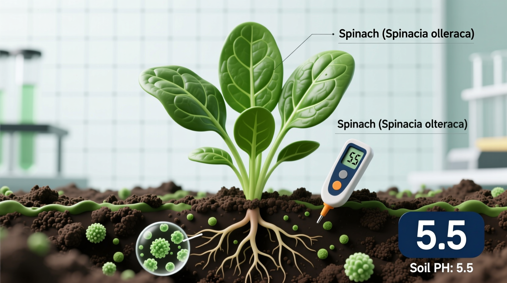 Spinach Soil pH 5.5: Can You Grow Spinach?
