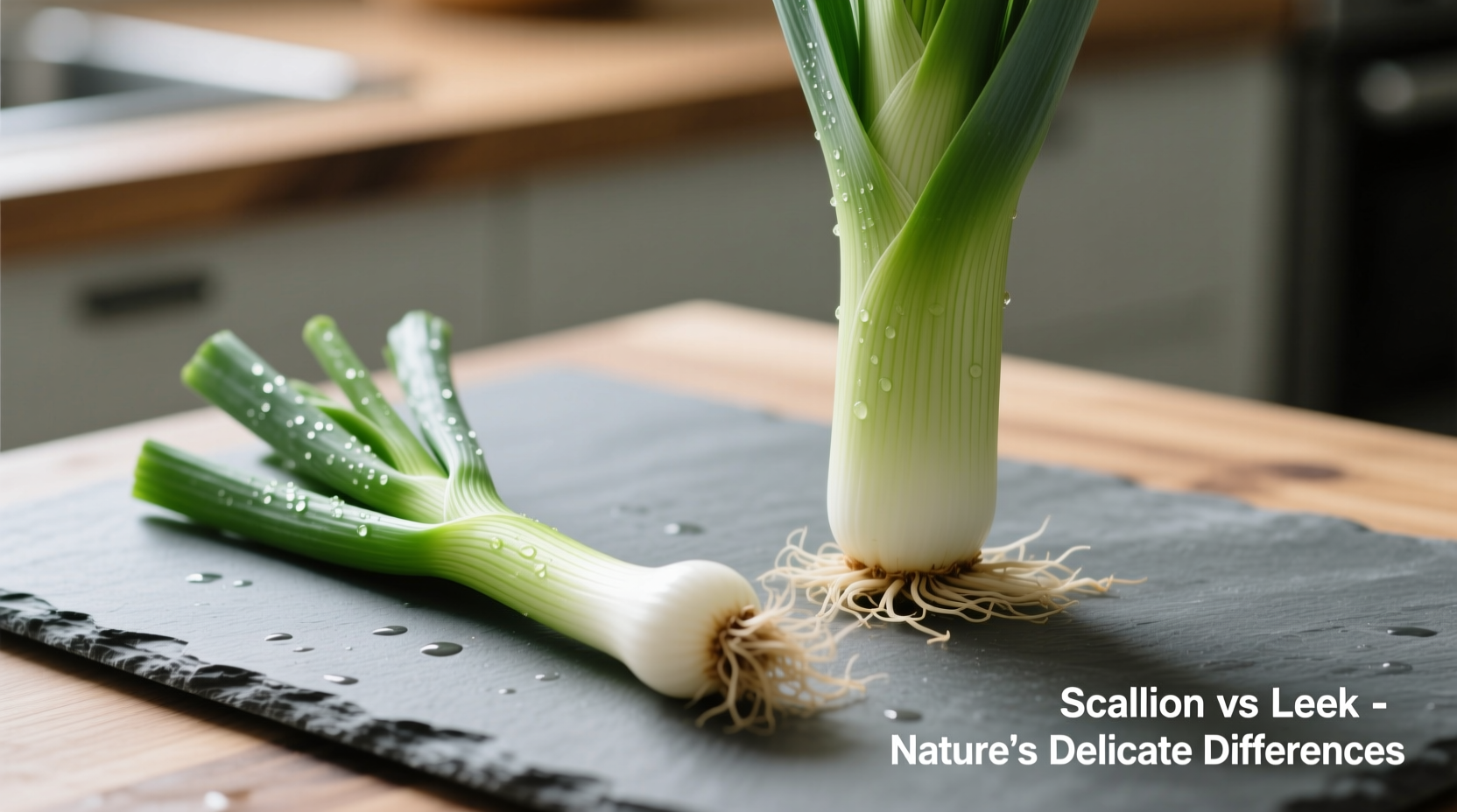 scallion vs leek