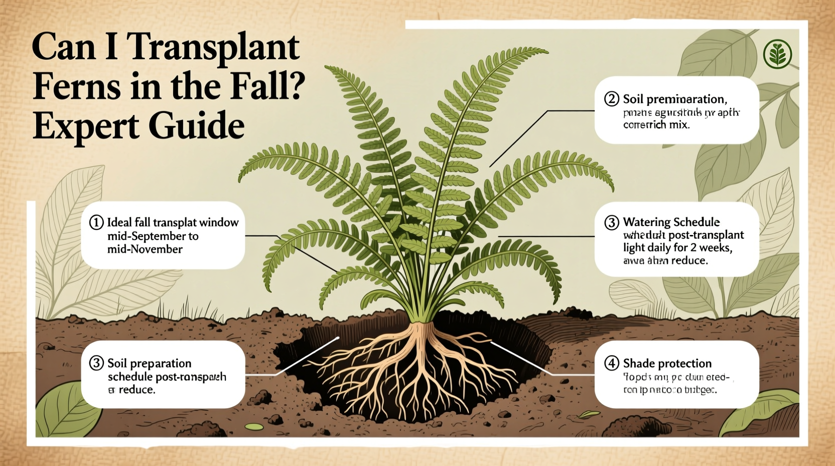 can i transplant ferns in the fall