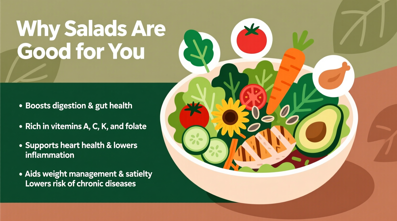 why are salads good for you health benefits nutritional value