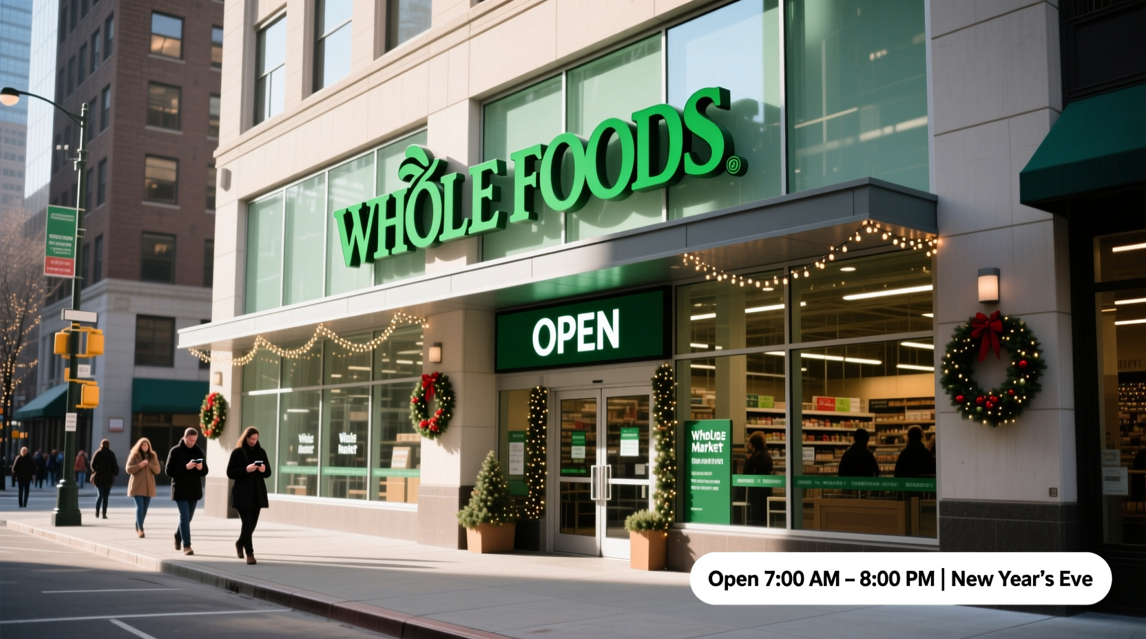 is whole foods open on new years eve