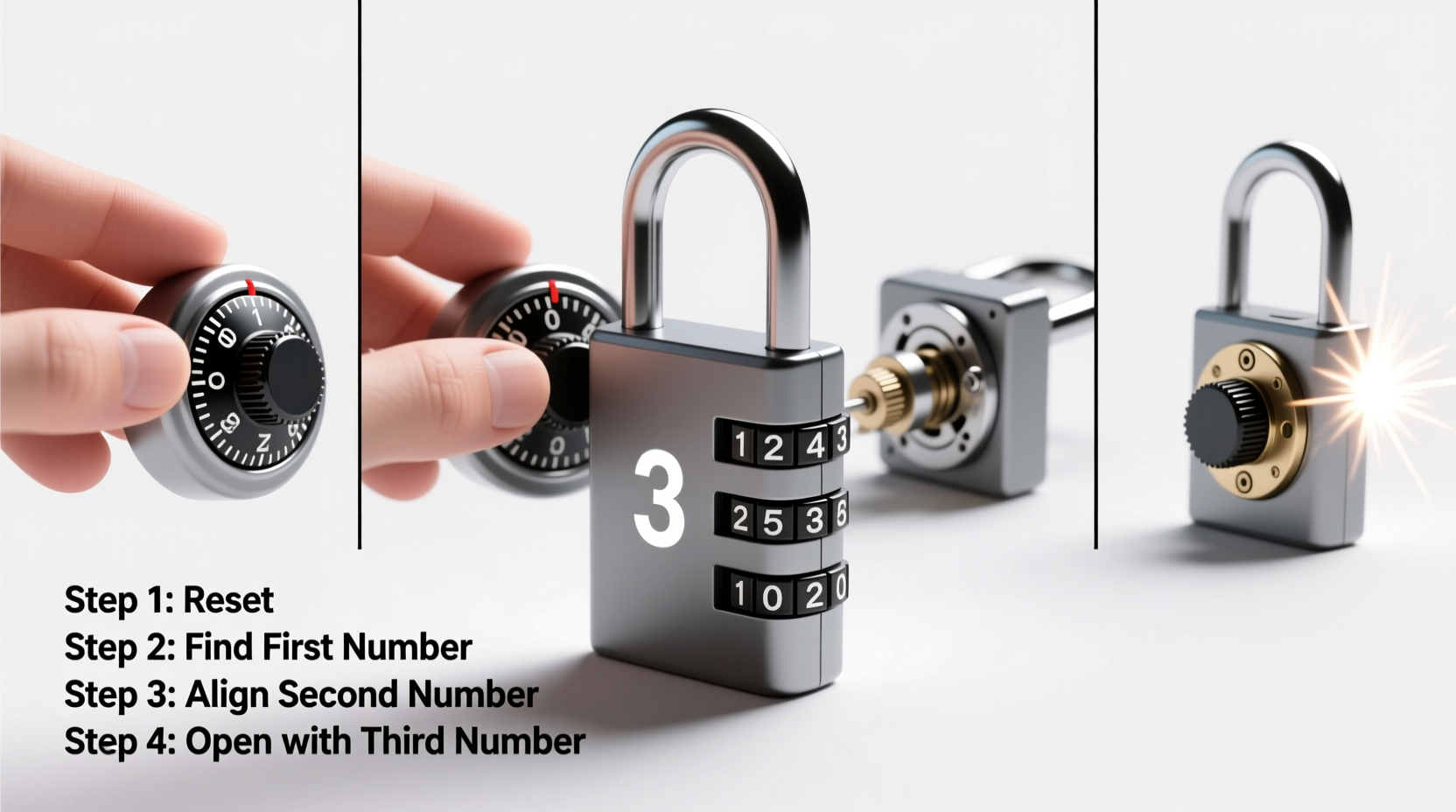 mastering numbered locks a step by step guide to opening them with ease