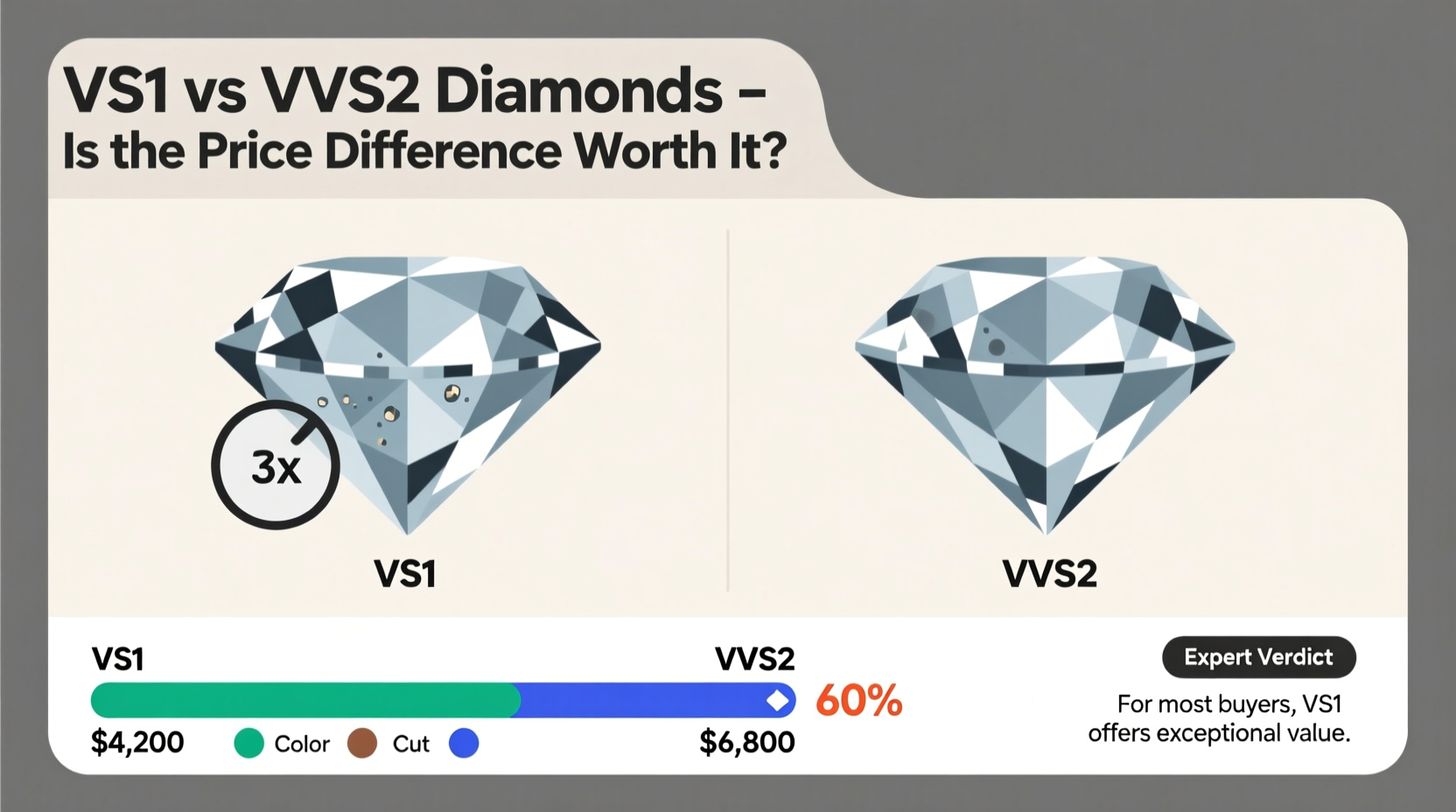 vs1 vs vvs2 diamonds is the price difference really worth it