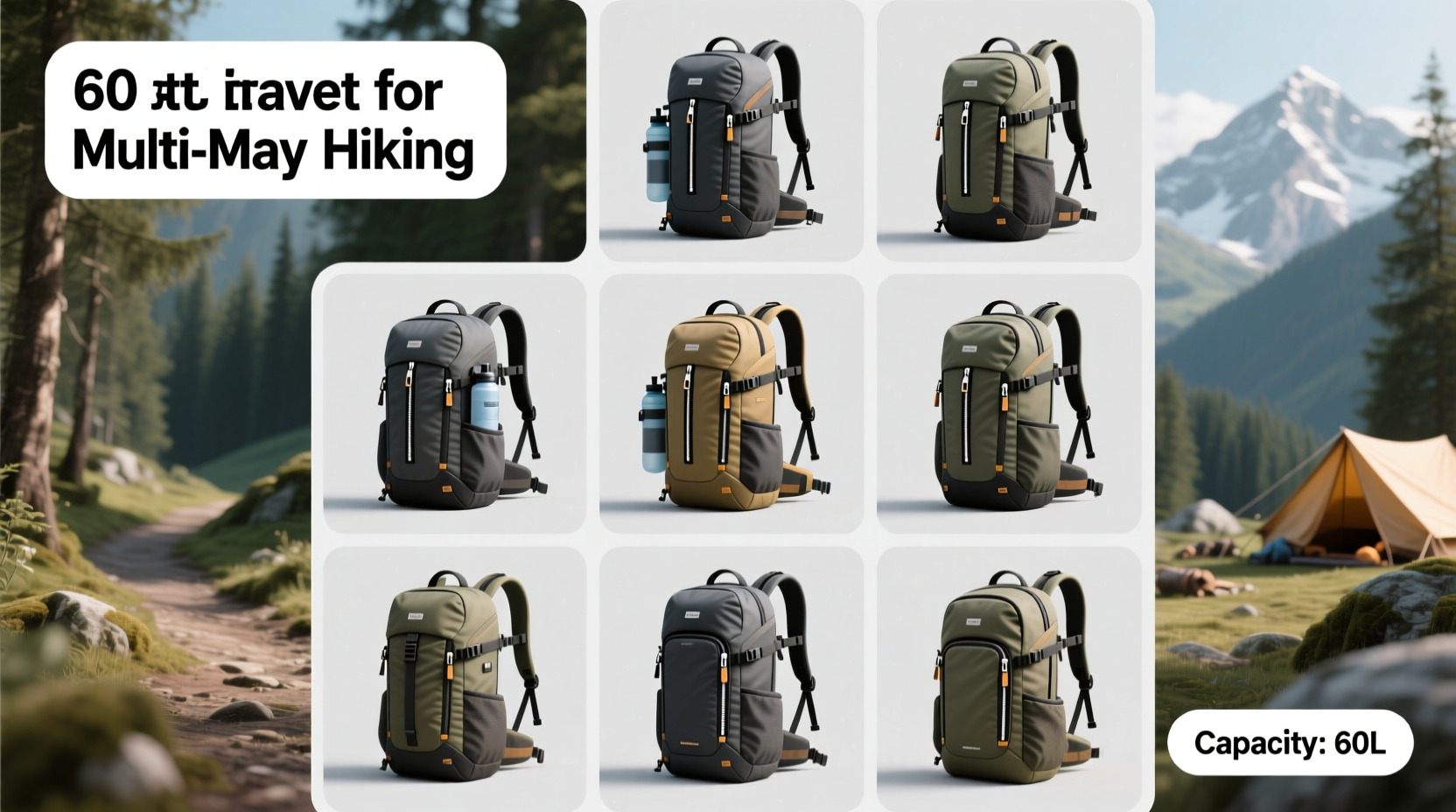 top best 60 liter backpack picks for travel hiking camping