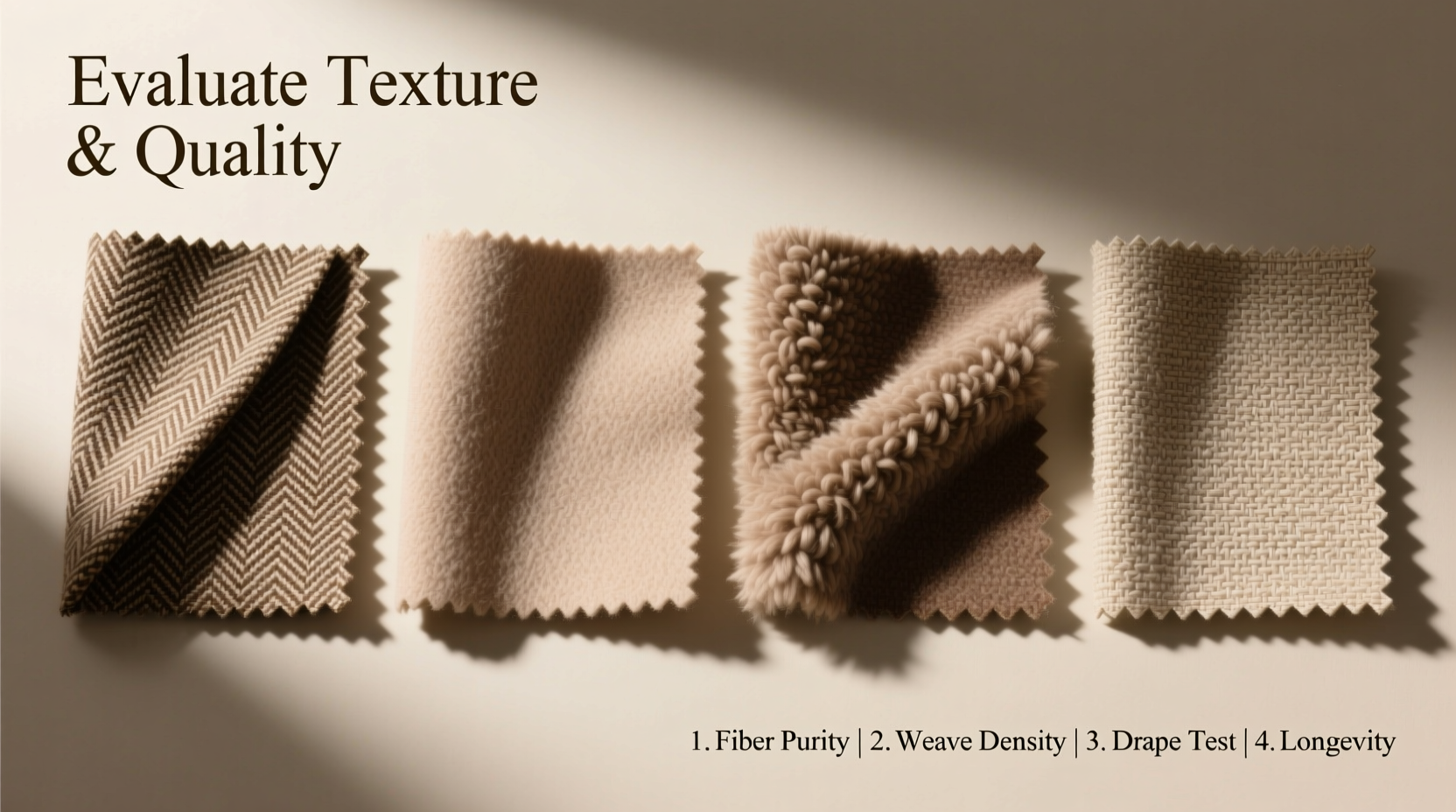 how to choose and evaluate high quality textured coat fabrics with confidence