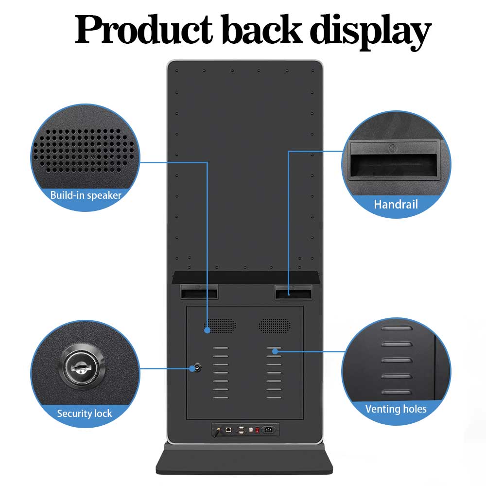 Shopping Mall Lcd Display Floor Standing Digital Signage Totem 43 49 55 Inch Indoor