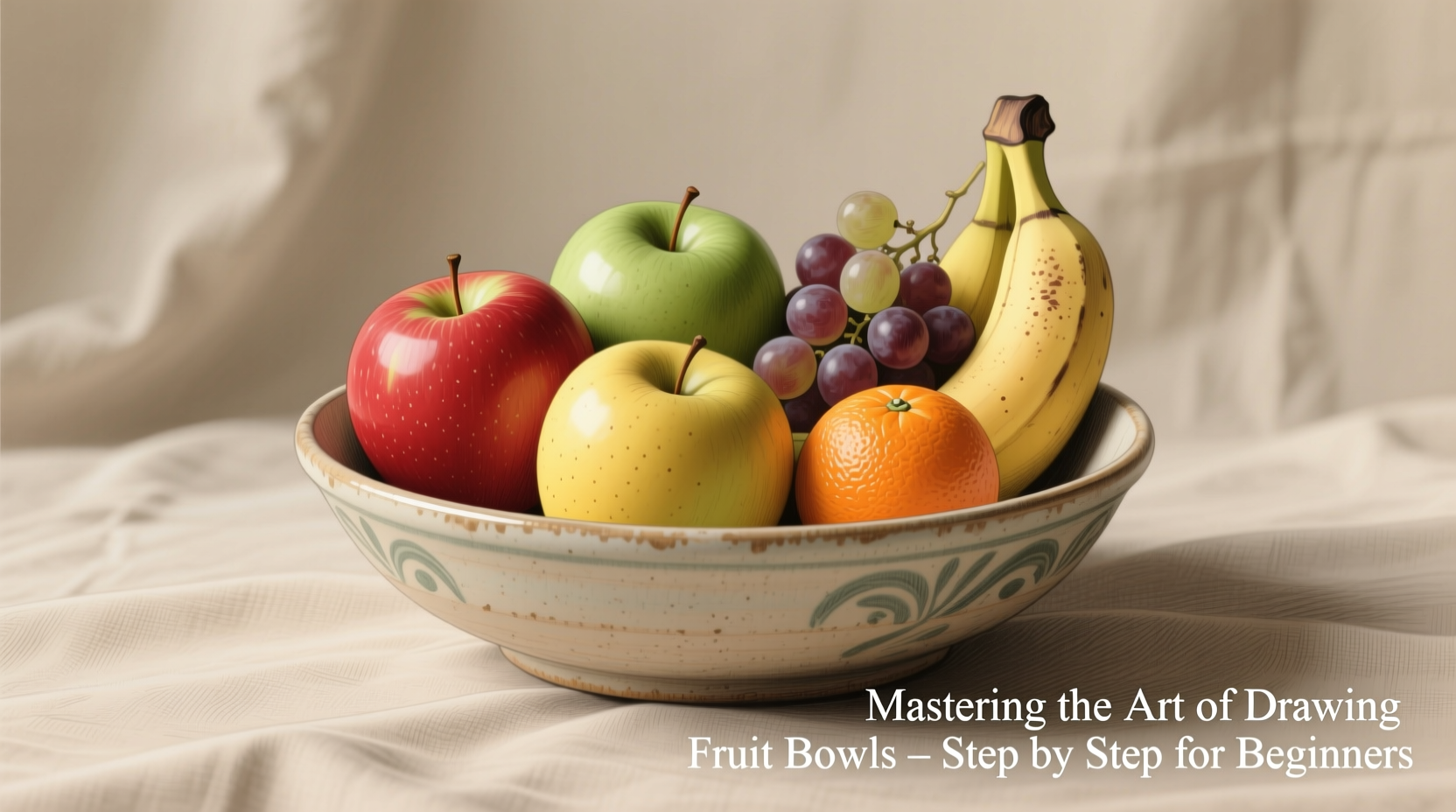 mastering the art of how to draw a fruit bowl step by step tips for beginners