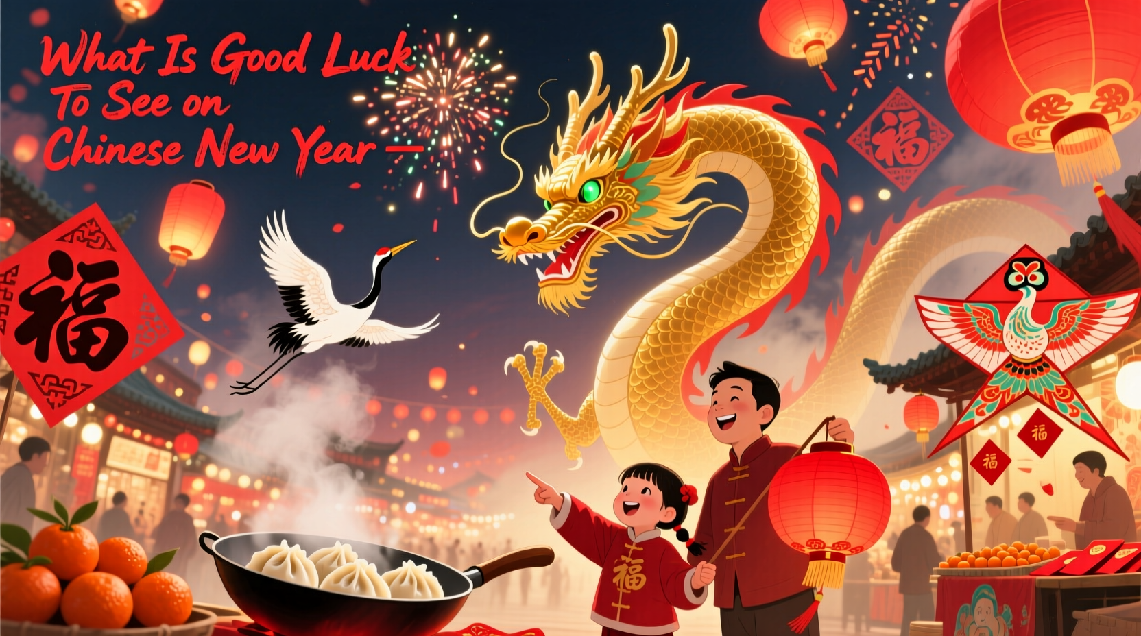 what is good luck to see on chinese new year