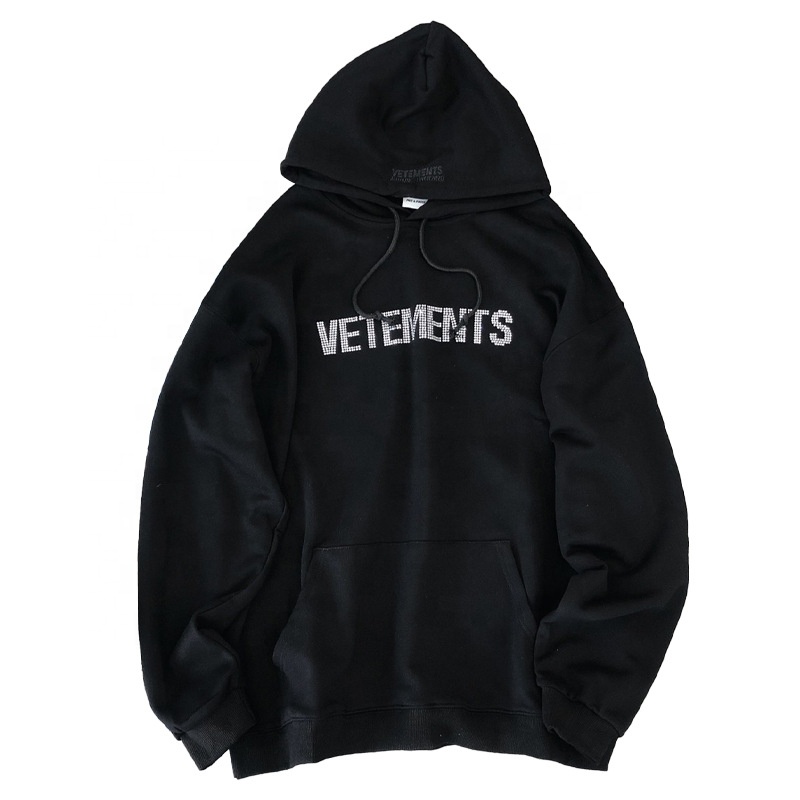トップス VETEMENTS 20AW Rhinestone Logo Hoodie Sweaters | Vetements Rhinestone Hoodie | Poshmark