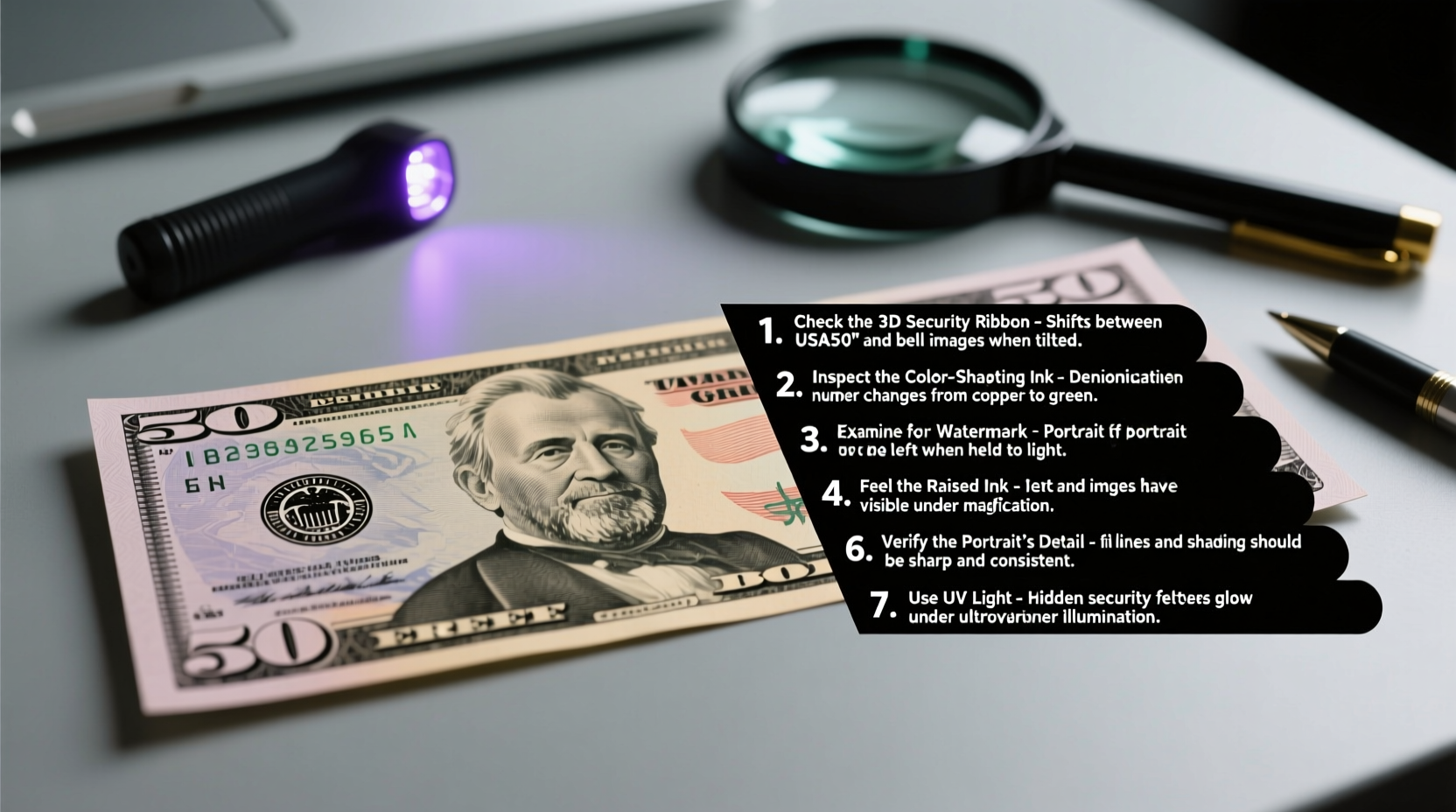 7 expert tips to verify if a fifty dollar bill is genuine and avoid counterfeits