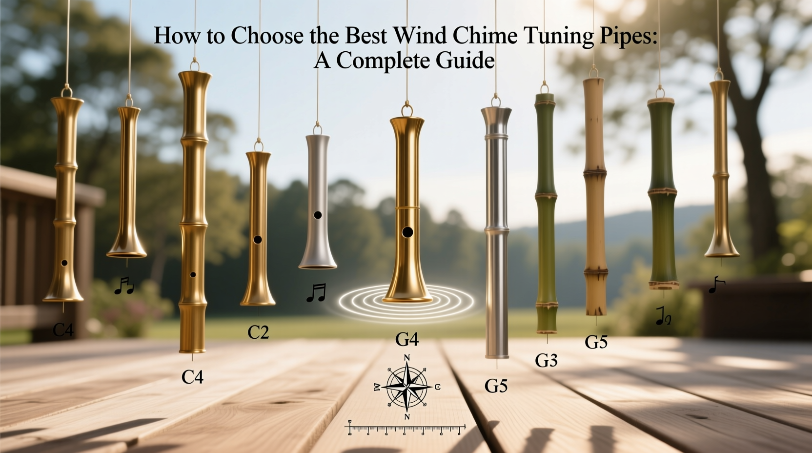 wind chime tuning pipes