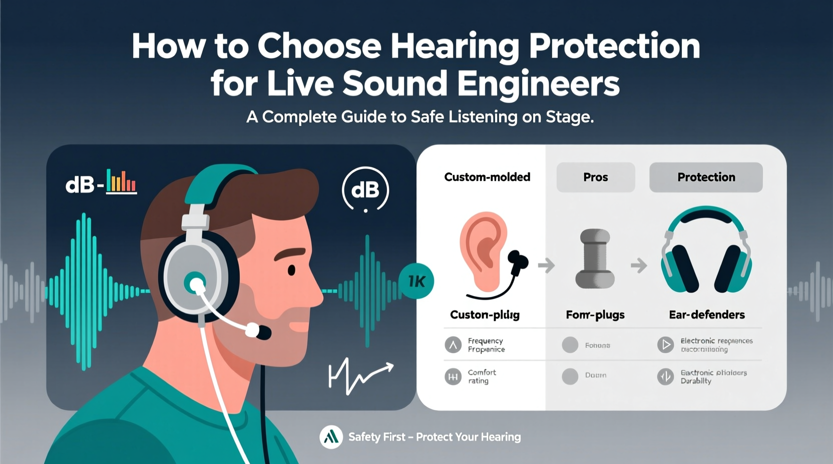 hearing protection for live sound engineer