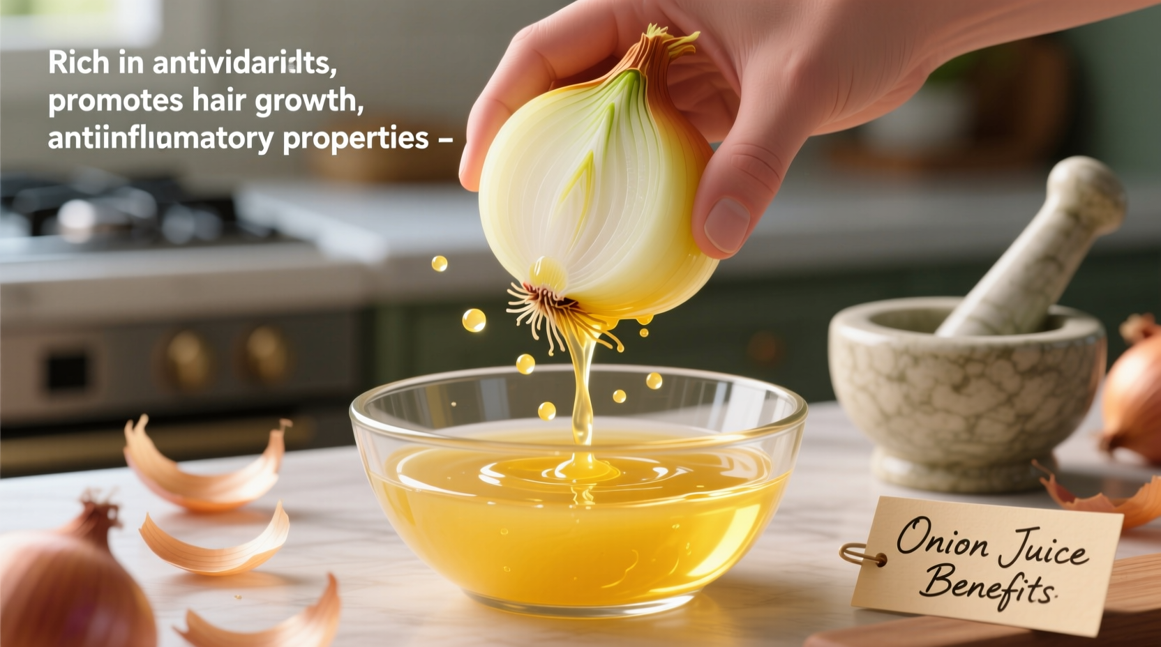 benefits of onion juice