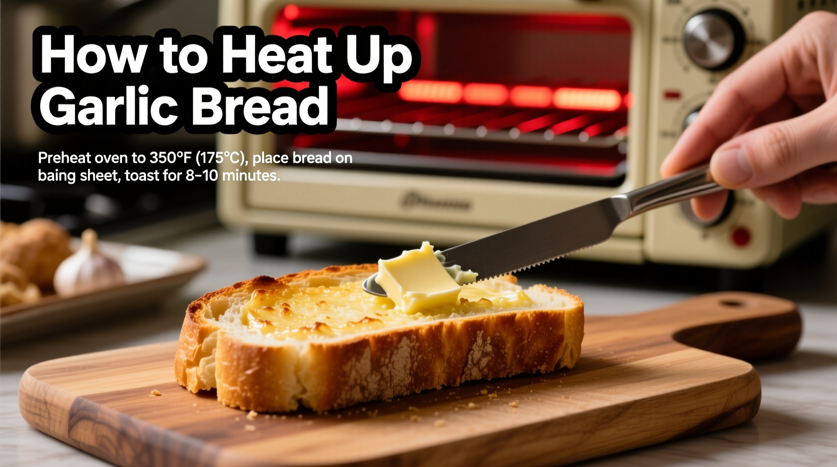 how to heat up garlic bread