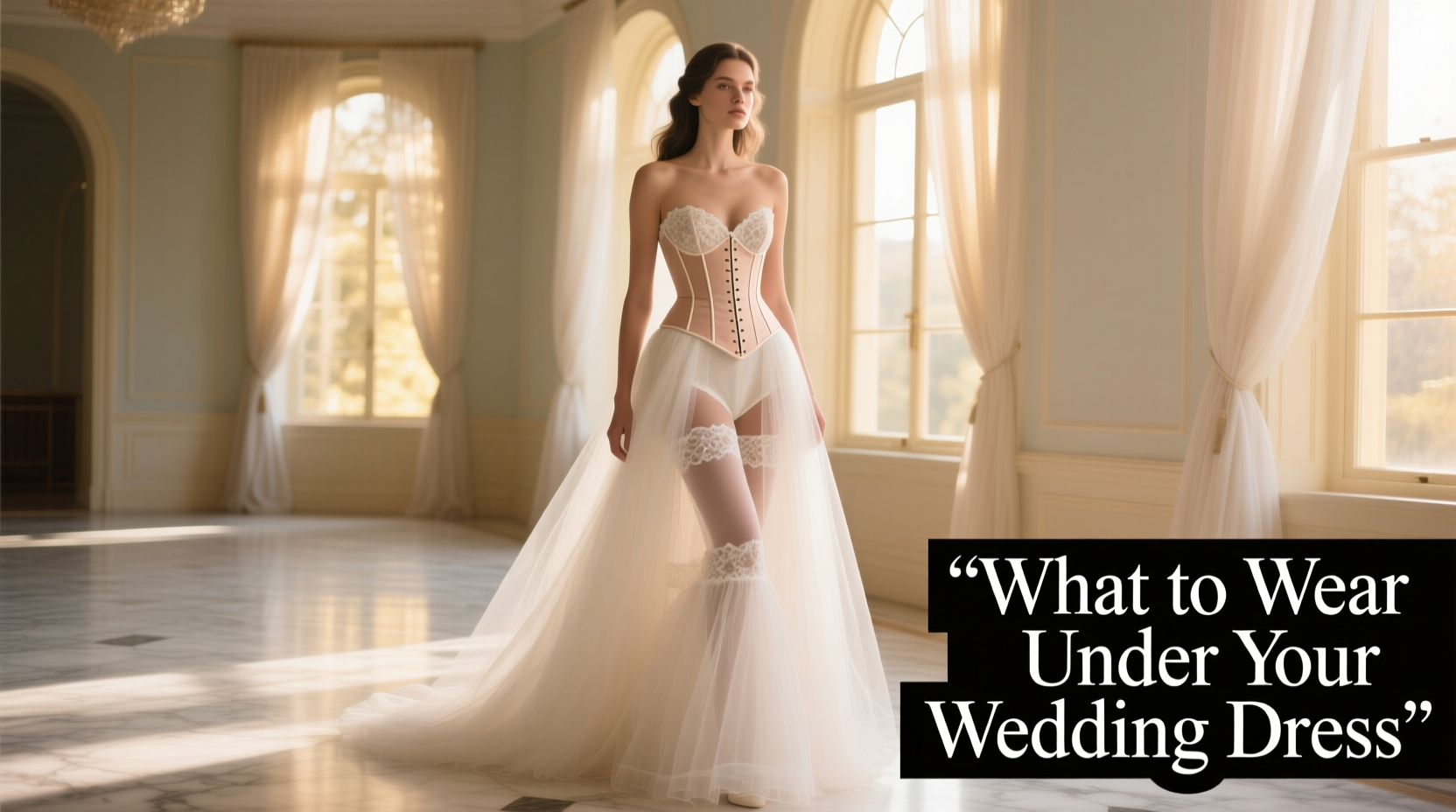 what to wear under your wedding dress