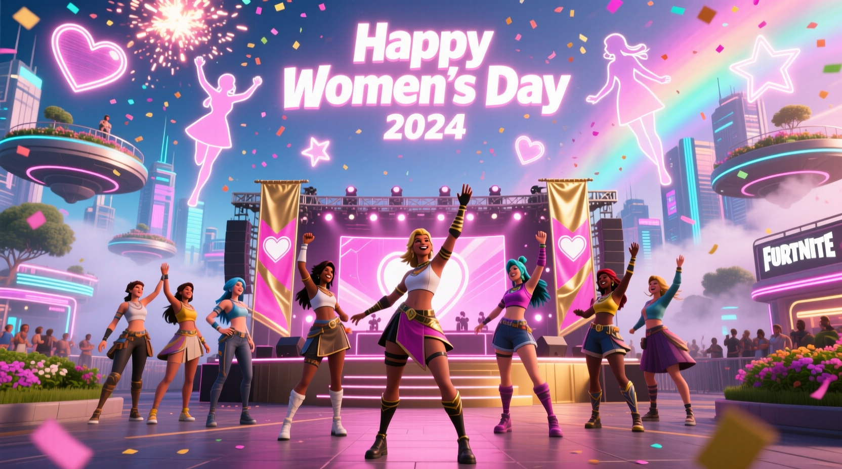womens day fortnite