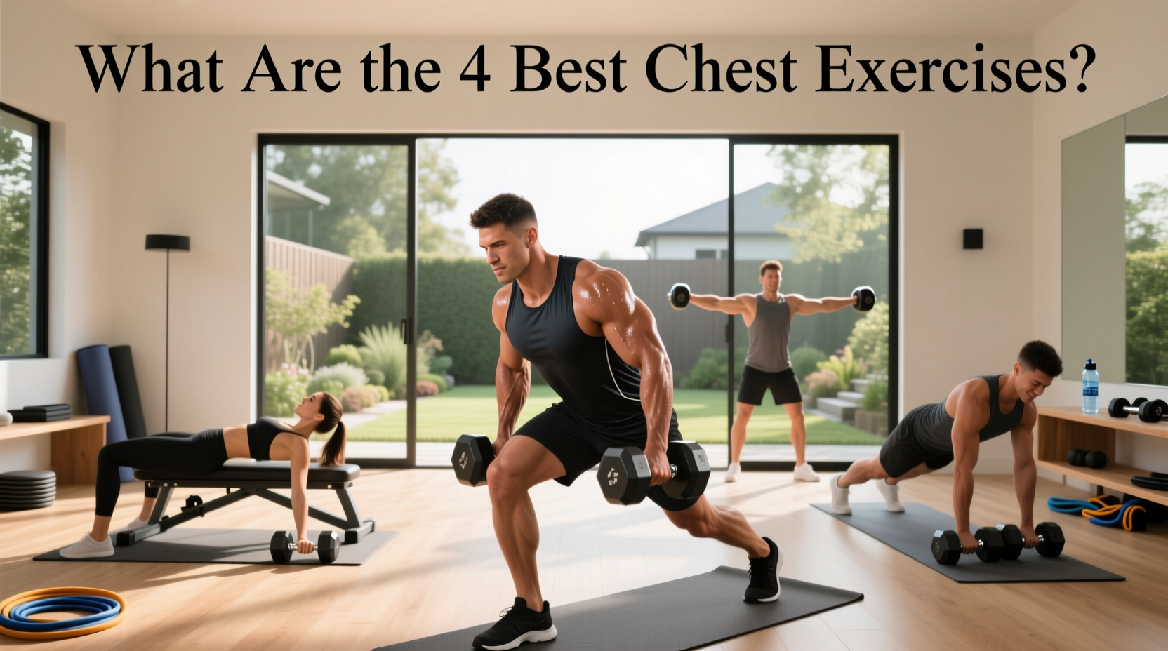 4 best dumbbell chest exercises at home