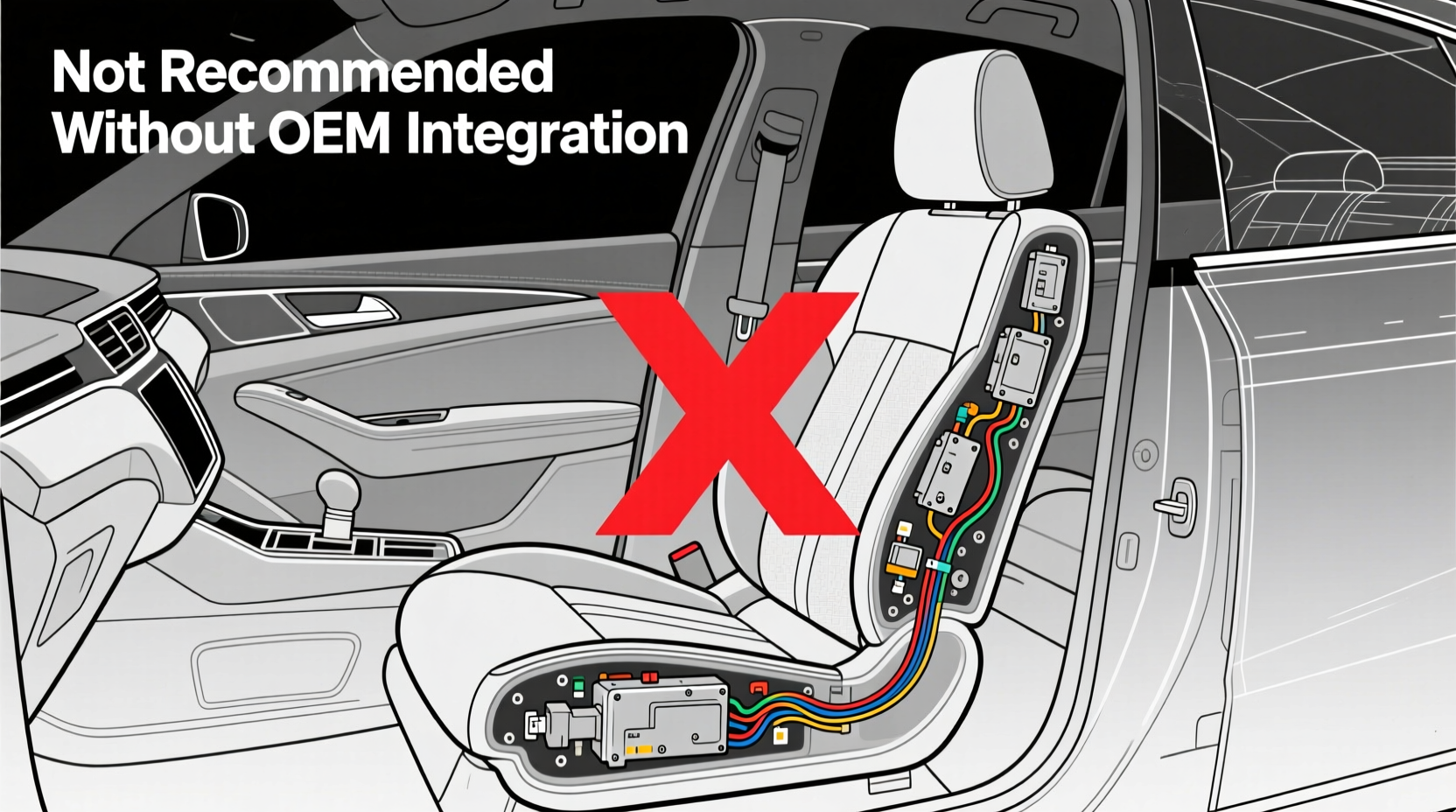 camry electric seat install