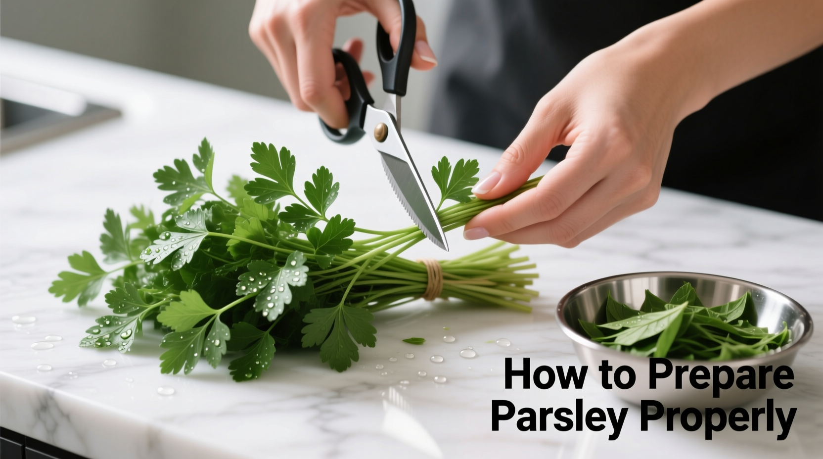how do you prepare parsley