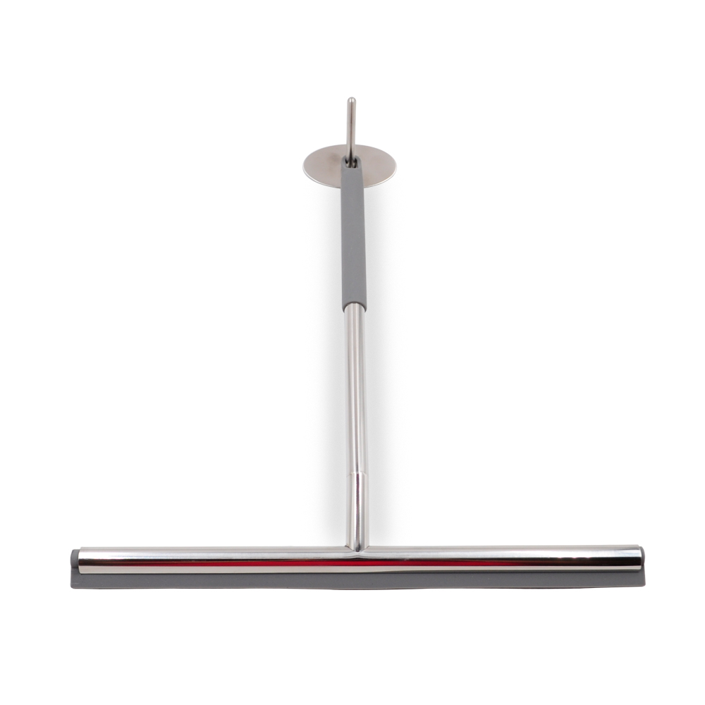 Silicone Blades Matte Black small stainless steel 304 squeegee for glass window