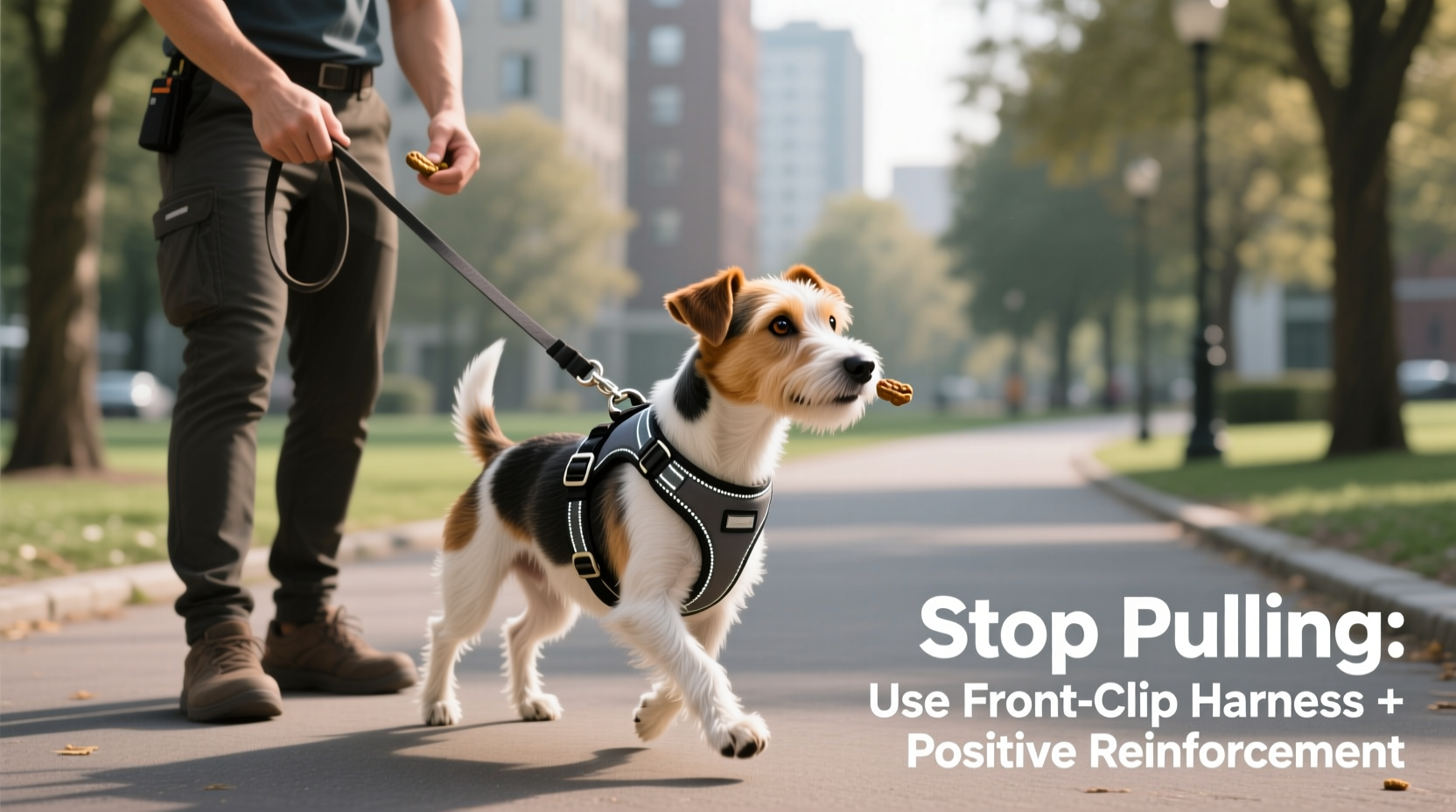 effective techniques to train your small dog to stop pulling using a harness