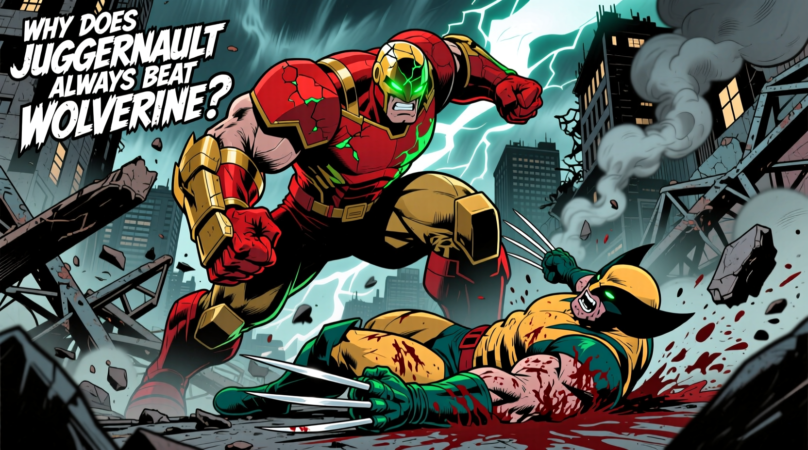 juggernaut vs wolverine why does juggernaut always seem to beat wolverine