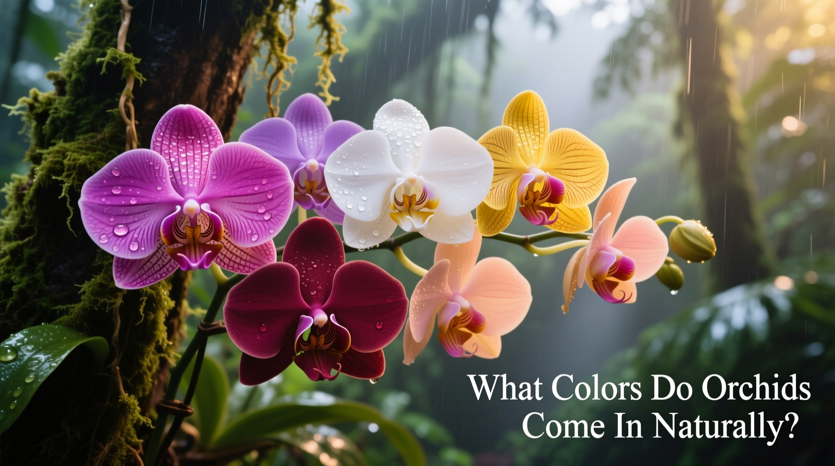 What Colors Do Orchids Come In Naturally?