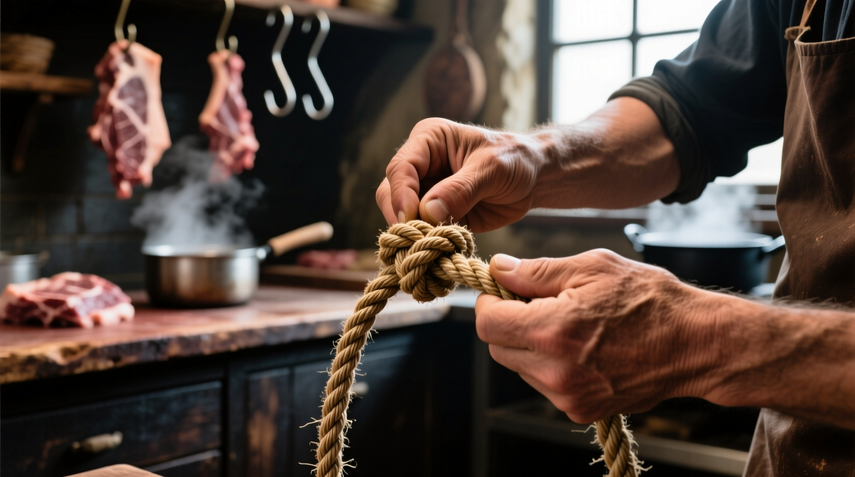 how to tie a butchers knot