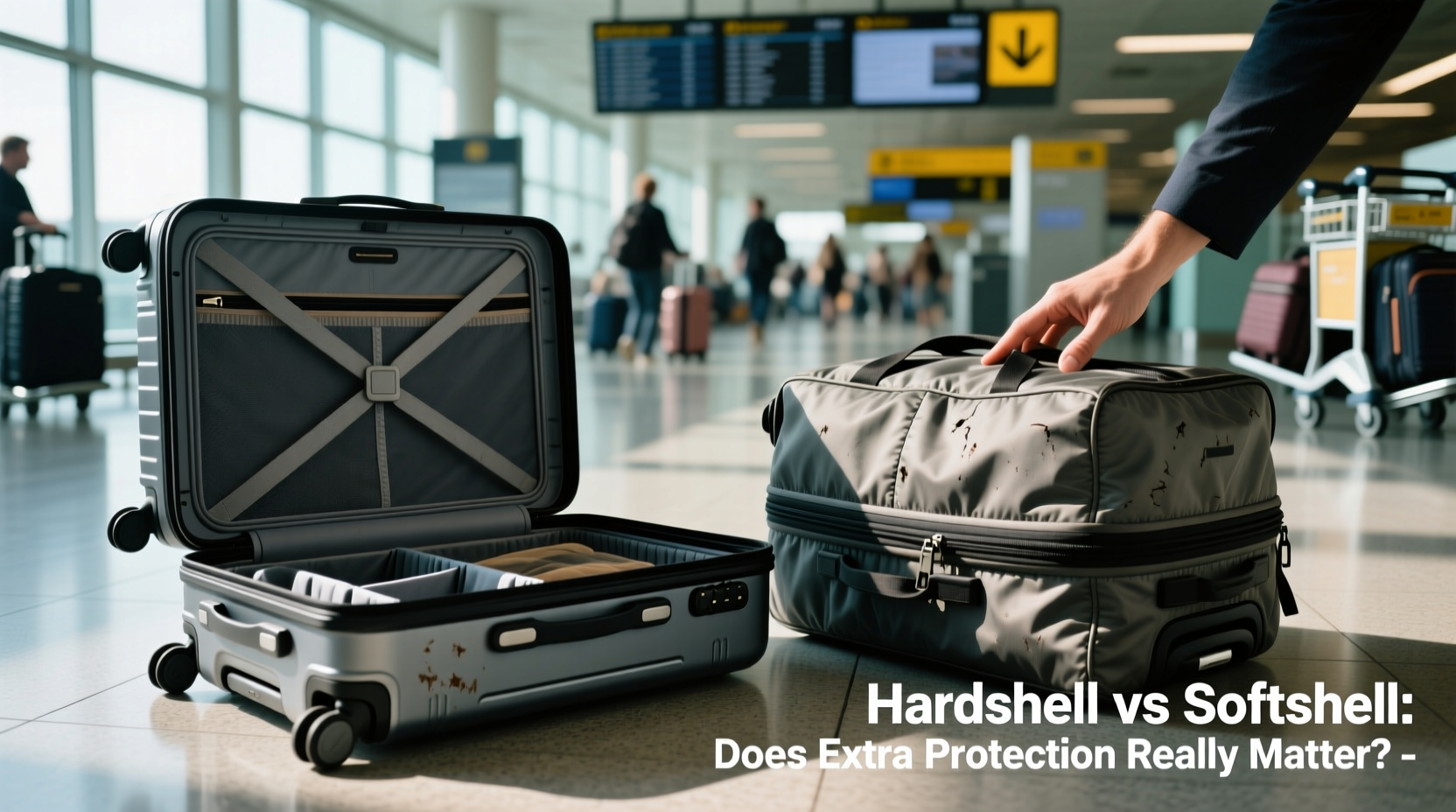 hardshell vs softshell luggage does the extra protection really matter