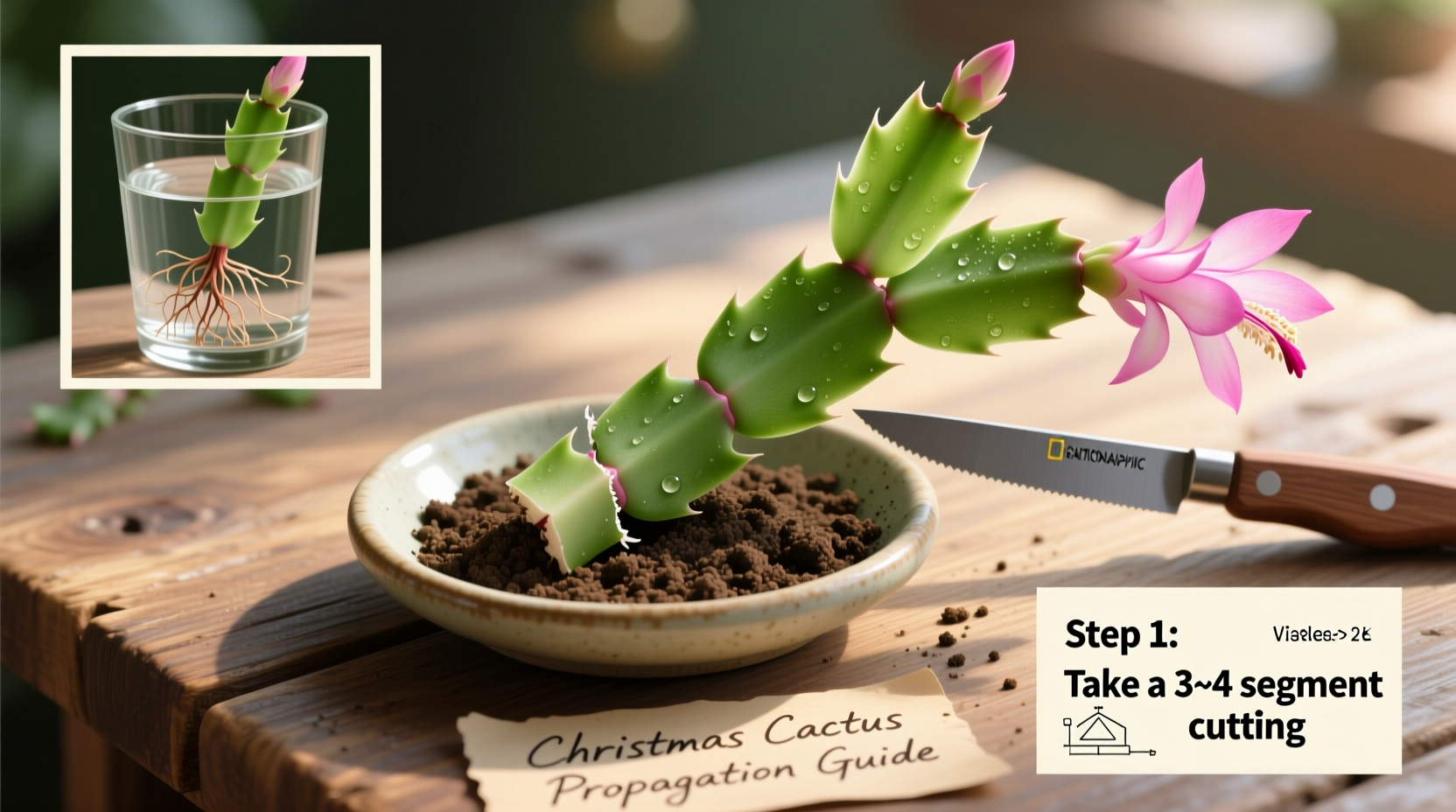 how do i propagate a christmas cactus