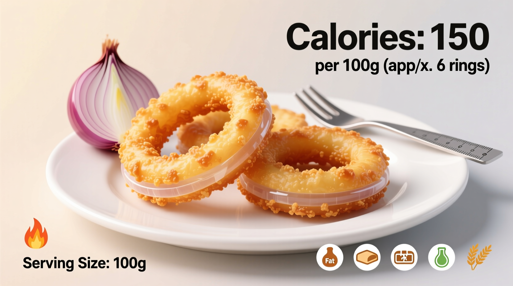 calories in onion rings