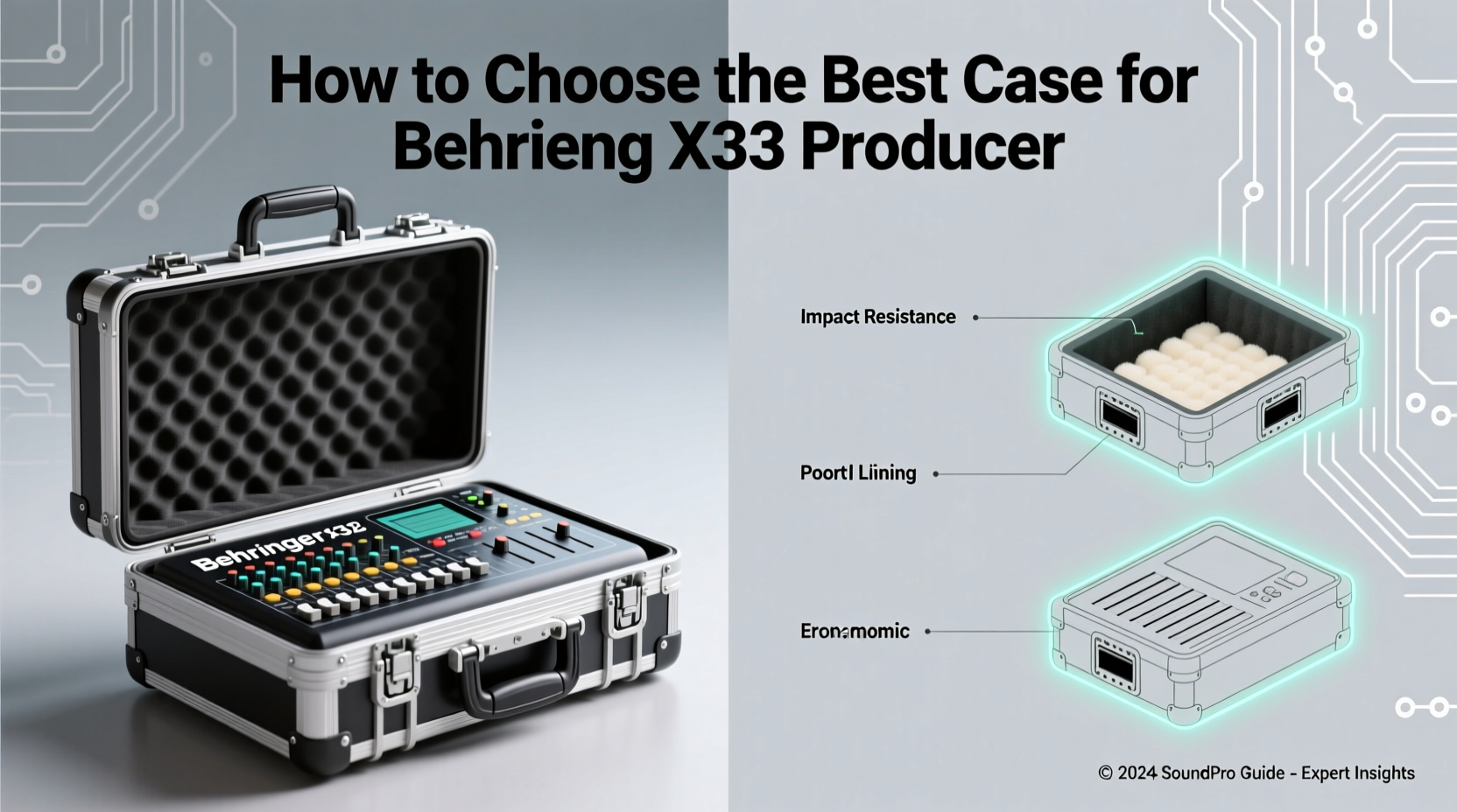 case behringer x32 producer