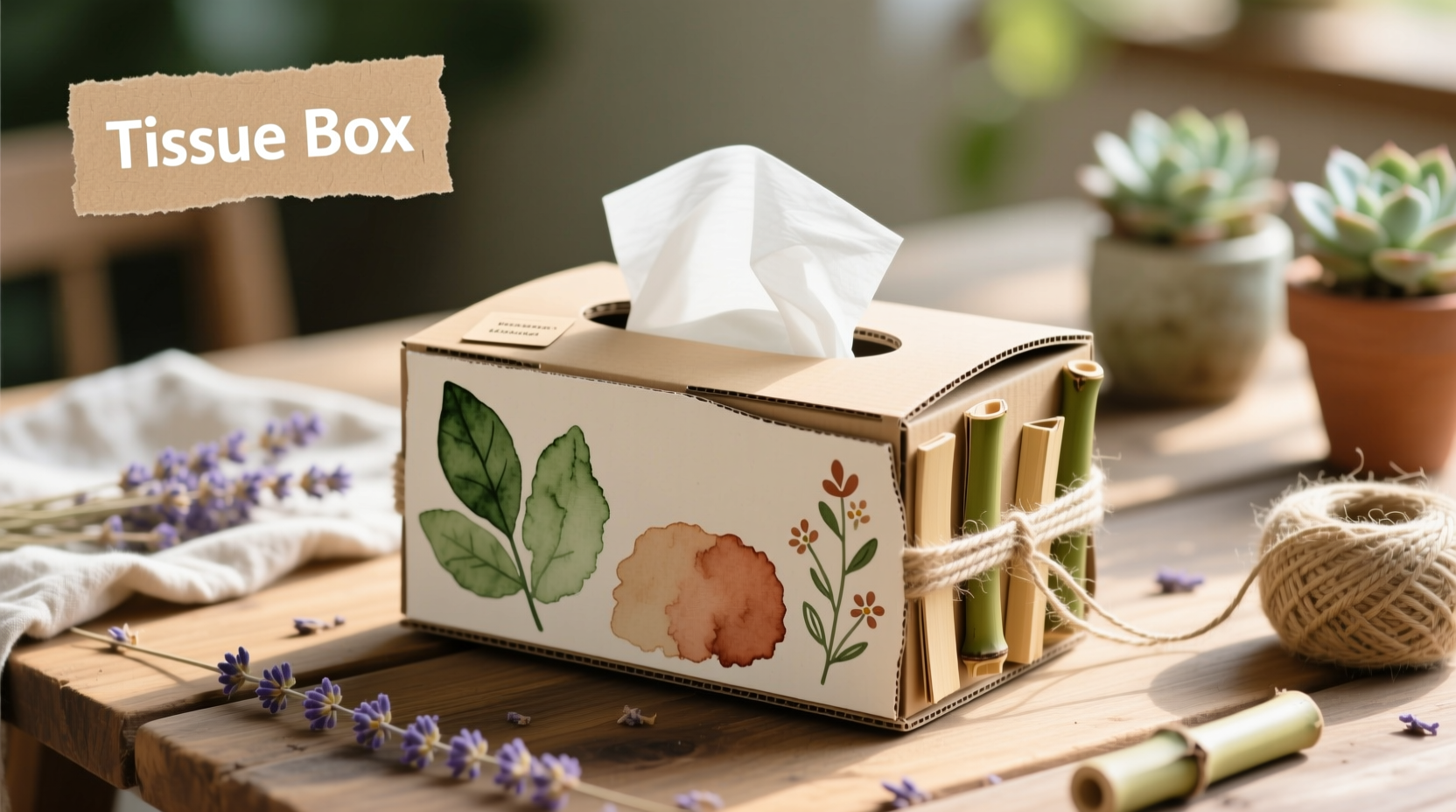 creative and sustainable diy ideas for making your own environmentally friendly tissue box
