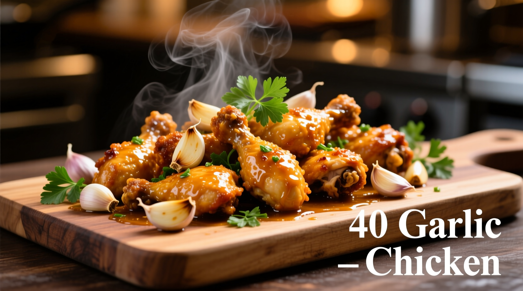 40 garlic chicken