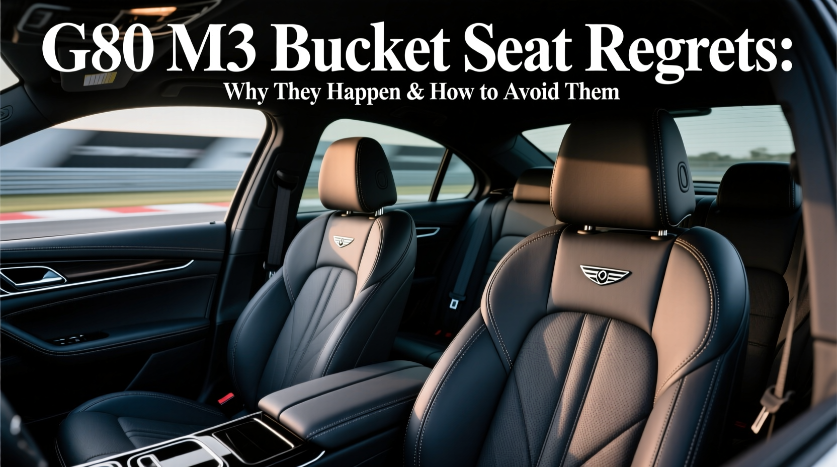 g80 m3 bucket seat regrets