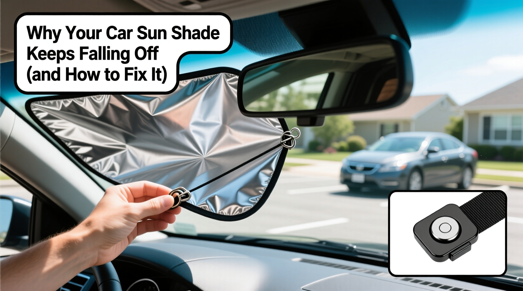 Why Your Car Sun Shade Keeps Falling Off (and How to Fix It)