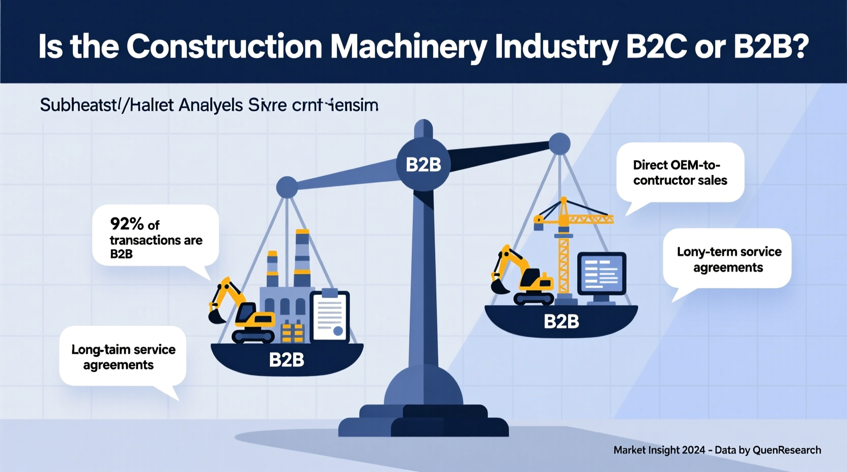 is the construction machinery industry b2c or b2b