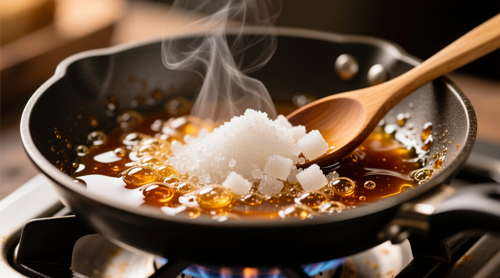 how to quickly toast sugar