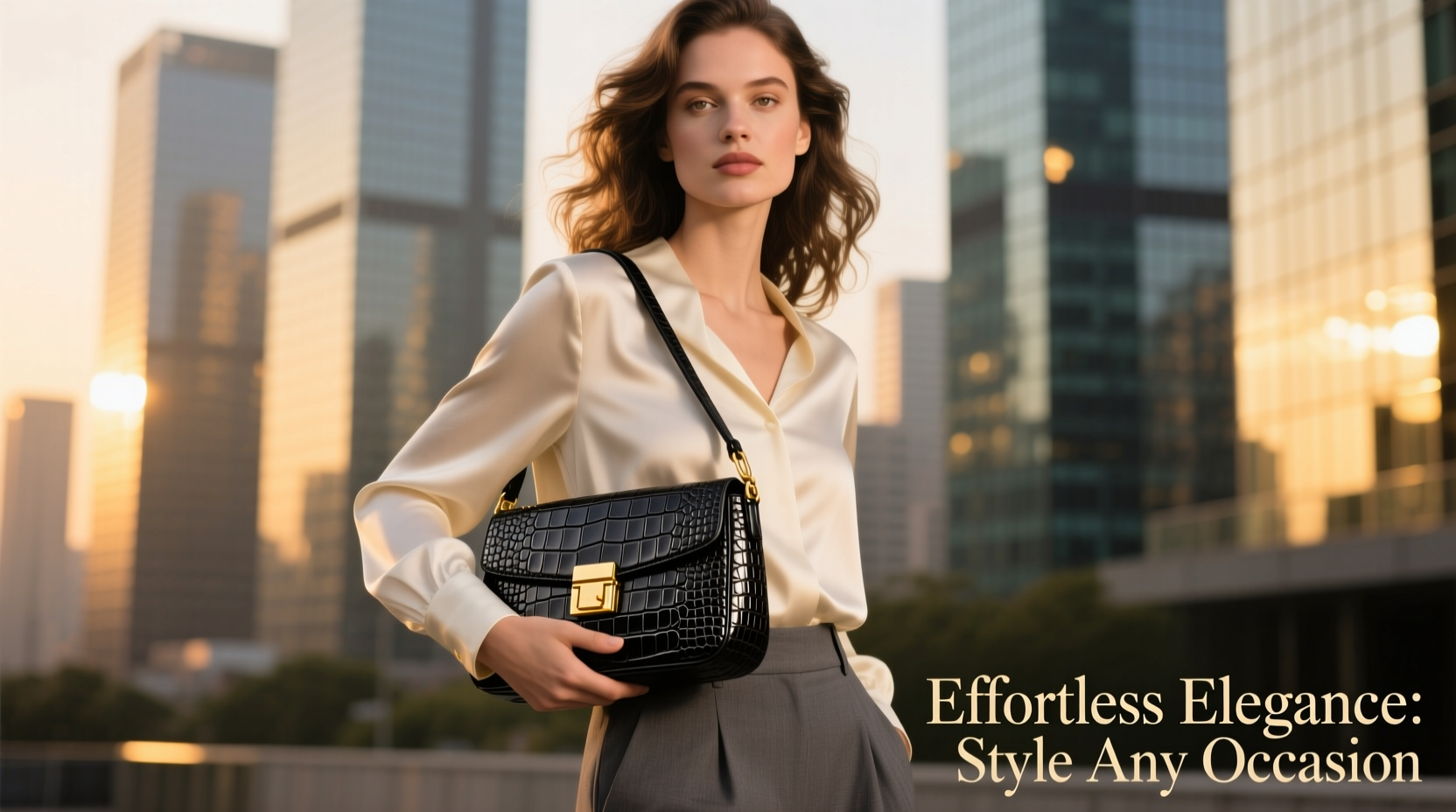 effortless elegance how to style a crocodile pattern underarm bag for any occasion